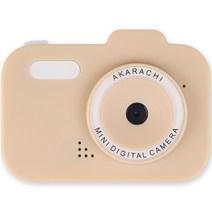 아카라치 어린이 디토 셀카 레트로 미니 디지털 카메라, 단일상품(버터멜로우)