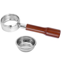 칼딘 시모넬리 바텀리스 포터필터 58mm + 바스켓 세트, 로즈우드, 1세트