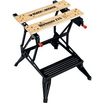 블랙앤데커 휴대용 접이식 워크메이트 바이스 목공 작업대 WM225, 1개