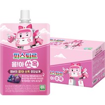 파스퇴르 유아용 응아쏘옥 주스 10p, 혼합맛(푸룬/포도/사과), 80ml, 10개