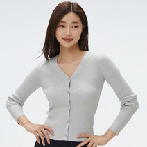 스파오 여성용 소프트얀 슬림 골지 카디건 SPCKF23W12
