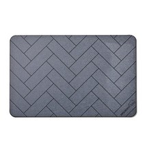 대림바스 규조토 양면 발매트 + 실리콘 패드 + 사포, 헤링본 + 다크그레이