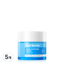 리얼베리어 아쿠아 수딩 데이크림, 50ml, 5개