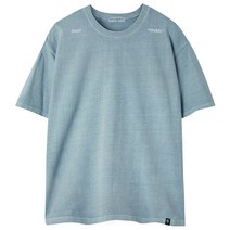 고스트리퍼블릭 남성용 모노 피그먼트 다잉 오버핏 반팔 티셔츠 GT-3195