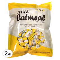 자포 오트밀 미니 밀크 바이트, 1kg, 2개