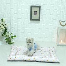 두기펫 반려동물 쿨 인견 매트, 라마핑크