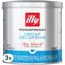 일리 디카페인(디카프) 캡슐 21개입, 140.7g, 3개