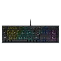 커세어 K60 RGP PRO LP 기계식 게이밍 키보드, K60 RGB PRO, 혼합색상, CORSAIR K60 RGB PRO 기계식 키보드