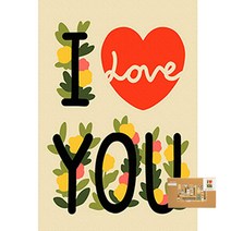 아트조이 DIY 명화그리기 10 x 15 cm, I love you