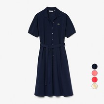 라코스테 여성 A라인 플레어 원피스 EF5471-51G