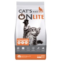 팜스코 6개월 이상 캣츠온라이트 고양이 사료, 닭, 20kg, 1개