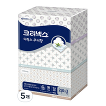 크리넥스 천연펄프 각티슈 디럭스 무늬향, 3개입, 5개