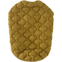 그루밍독 반려동물 누비 가디건 깔깔이, 머스타드