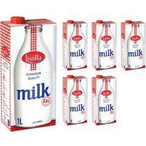 리솔라 멸균우유, 1L, 6개