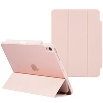 [sam7.8케이스] 포지오 iDeal Clear Fit 애플펜슬 수납 태블릿PC 케이스, 핑크