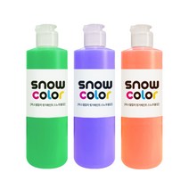 스노우키즈 스노우물감, 250ml, 3색