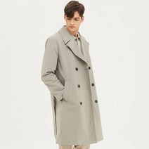 앤드지 세미오버핏 더블 트렌치 코트 BLB1CB1502
