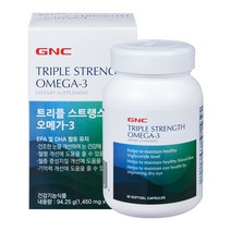 GNC 트리플 스트랭스 오메가3, 65캡슐, 1개