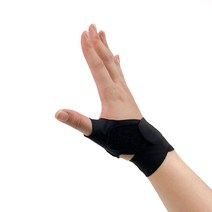 디앤엠 엄지 손가락 보호대 왼손 D-30, 블랙