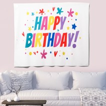 이사벨홈 생일축하용품 파티 배너 현수막, 현수막2
