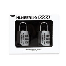 빅드림 3500 비밀번호 자물쇠 그레이, 2개입