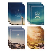 아이비스 만화지노트 MT10494 4p, 등대, 산, 성, 꽃, 3세트