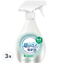 페브리즈 항균플러스 섬유탈취제 본품, 370ml, 3개, 산뜻한 향