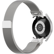 누아트 스마트워치 원버튼 밀레니즈 밴드 메탈 스트랩 20mm, 실버