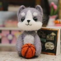 아트조이 DIY 양모펠트 세트, 시베리안 허스키