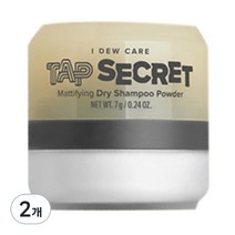 아이듀케어 탭 시크릿 드라이 샴푸 파우더, 7g, 2개