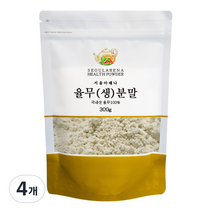 서울아레나 율무 생 분말 국내산, 300g, 4개
