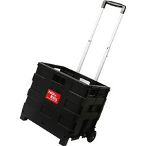 팩앤롤 접이식 멀티카트 블랙 중형, 1개