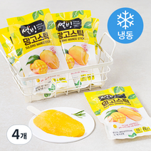 설빙 망고스틱 5입 (냉동), 60g, 20개