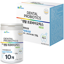 HK팜 덴탈 프로바이오틱스 구강유산균 츄어블정 30g, 15정, 10개