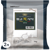 대구농산 더담은 황금빛식탁 백미, 1kg, 2개