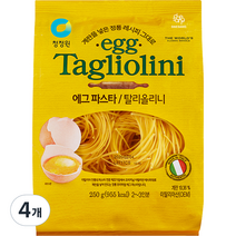 대상 청정원 에그 탈리올리니 파스타, 250g, 4개