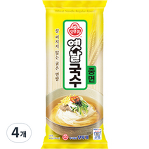 오뚜기 옛날 국수 중면, 4개, 500g