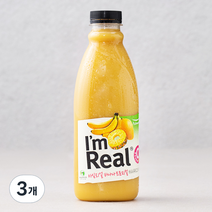 풀무원 아임리얼 바나나트로피컬, 700ml, 3개