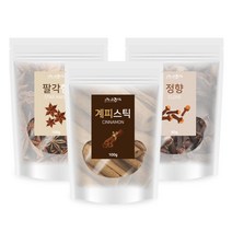 그린약초 뱅쇼 만들기 계피스틱 100g + 정향 80g + 팔각회향 100g, 9세트