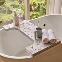 알뜨리 반신욕 욕조 덮개 라운드형 A타입, 1개, 차콜