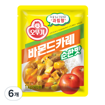 오뚜기 바몬드카레 순한맛, 1kg, 6개