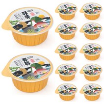 퓨퓨 고양이 간식 미니캔 50g, 황태 + 참돔 혼합맛, 12개