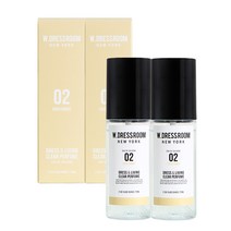 더블유드레스룸 드레스 & 리빙 클리어 퍼퓸 S2 70ml, No02 코코코넛, 2개