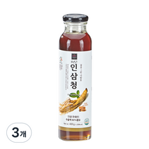 허니비푸드 꿀을그린사람들 인삼청, 400g, 3개, 3개
