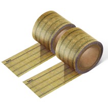리훈 다정한마테 원고지 마스킹테이프 30mm, 크라프트원고지, 2개