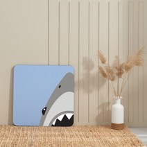 가온 미드센츄리 접이식 인테리어 LPM거실테이블 사각 60cm x 60cm, 상어