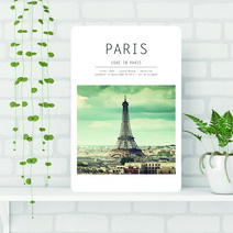 가온 접이식 액자 테이블 소 60cm x 40cm, 파리지앵