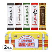 자연공유 곤약 쫀드기 5종 x 4p, 2세트, 700g