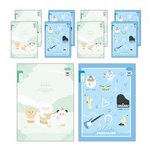 펜피아 800 초등 로얄노트 1-6 음악 남아용 10p, 랜덤 발송, 1세트
