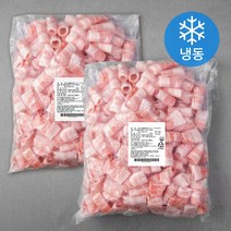 미트코리아 칠레산 대패 삼겹살 돌돌이 2mm (냉동), 2.5kg, 2개